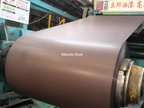 RAL 8024 brown textured steel coil