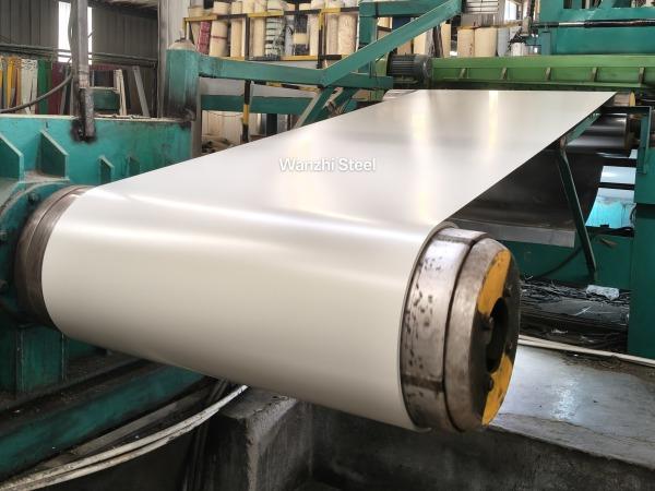 White Color-coated Steel Coil Export to Burundi Project