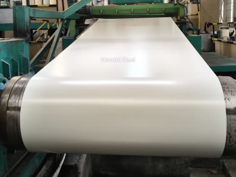 White pre-painted steel coil