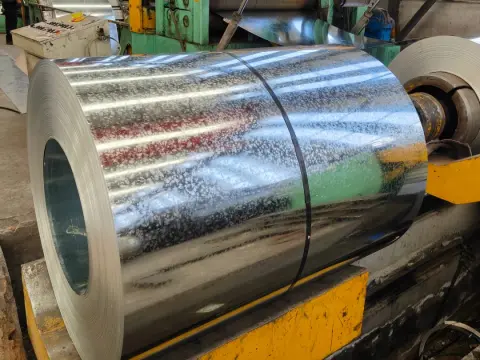 DC01 galvanized coil with zinc flowers