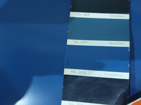 RAL5010 color comparison