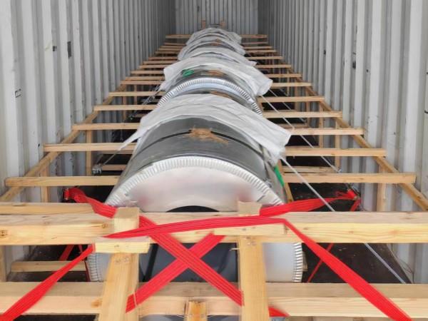 Wanzhi Steel delivered 301 tons of PPGL coils to Algeria