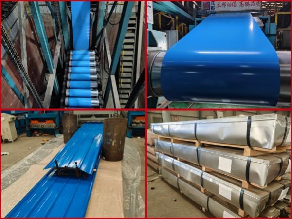 266 Tons of Blue Corrugated Steel Sheets Shipped to Seychelles