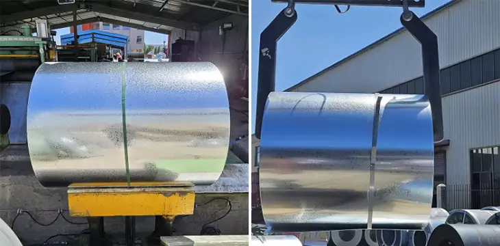 Galvanized steel coils exported to the UAE