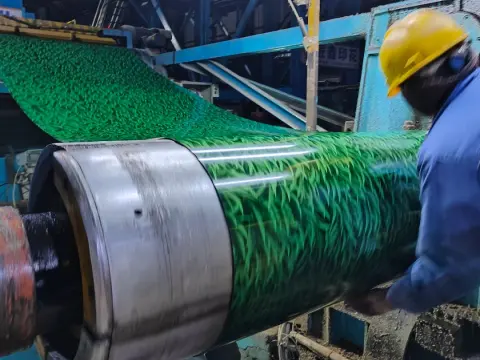 Grass pattern color coated steel coil