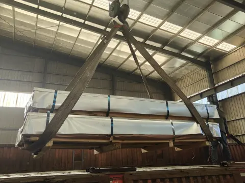 Loading onto trucks