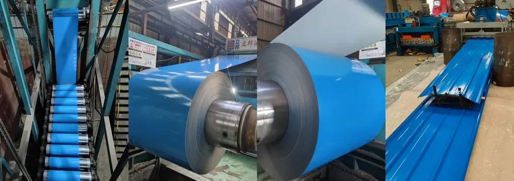 RAL5013 PPGI steel coil sheet Production