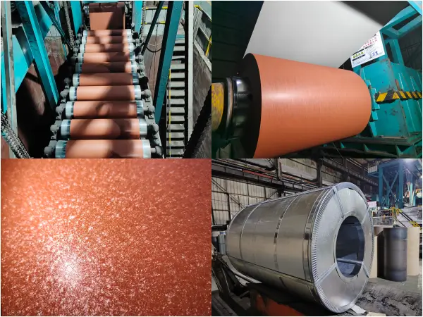 319 Tons of PPGI Textured Steel Coils Shipped to Djibouti