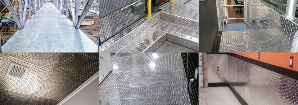 Application of Aluminum Diamond Plate