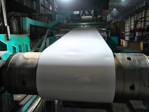 Color coated coil overtime production