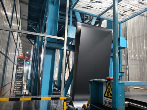Color roller coating
