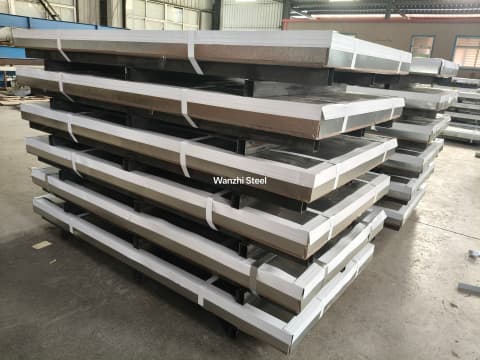 Steel plate packaging