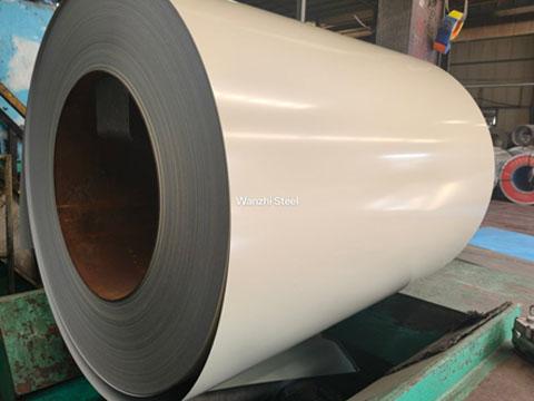 High-gloss colored coil