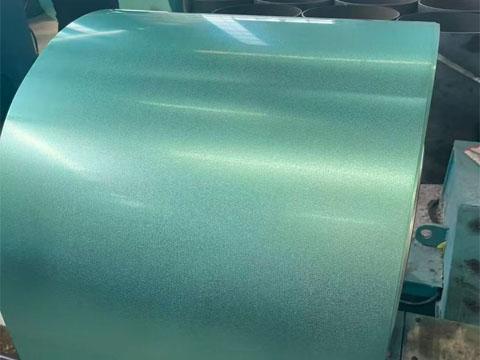 Green fingerprint-resistant GL steel coil