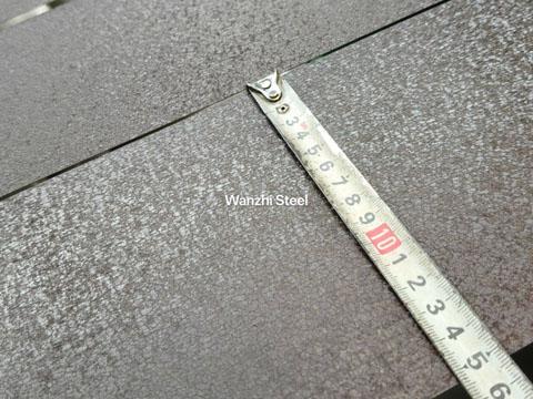 Textured steel strip