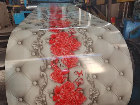 3D Flower Color Coated Steel Coil