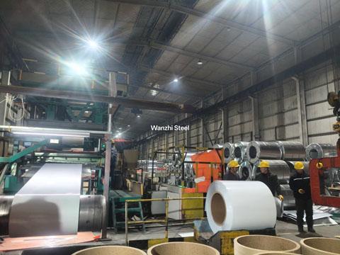 PCM steel coil production workshop