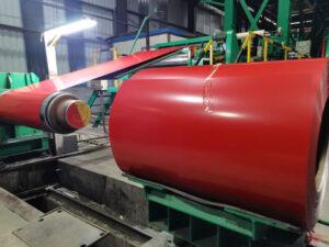 PPGI roll production completed