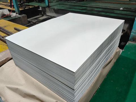 PPGI sheet cutting completed