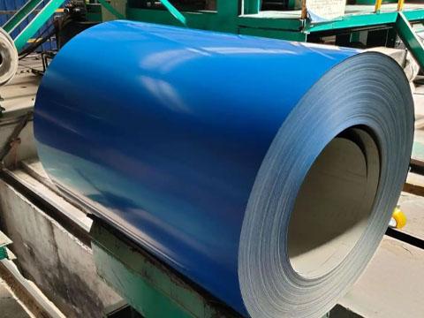 Blue color steel coil