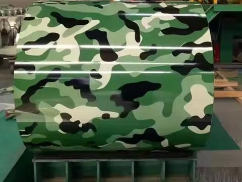 Camouflage Pattern Pre-painted Metal Coil