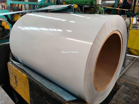 White PPGI steel coil