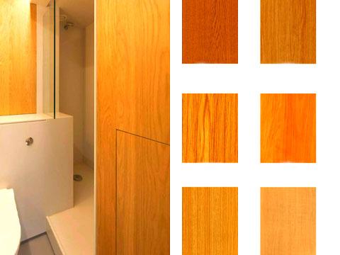 Application of laminated wood grain film steel sheet