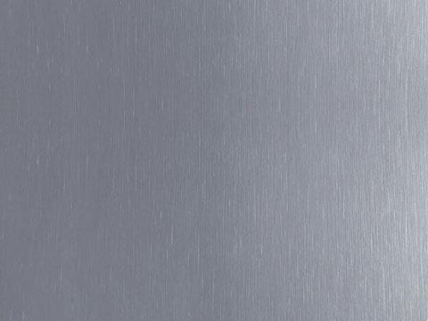 Mercury brushed coated steel sheet
