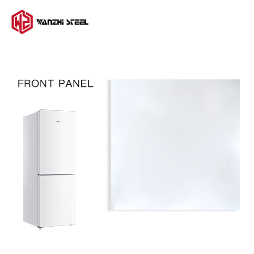 White steel plate