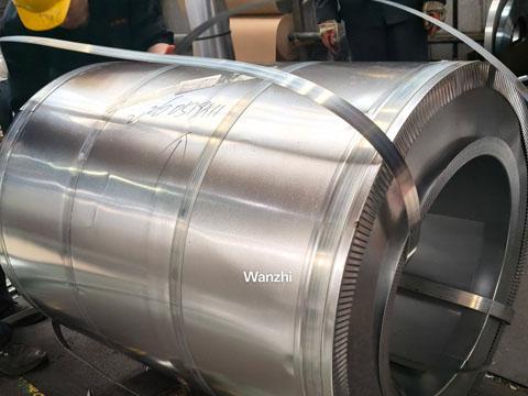 Packing steel coils