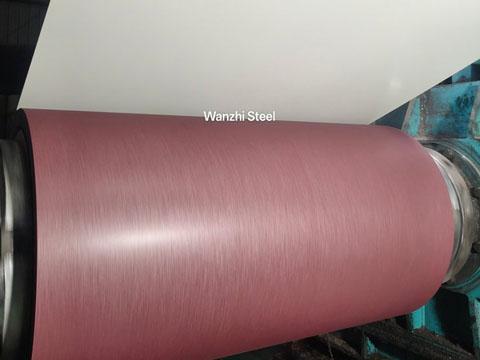 RAL3005 Mesh textured steel coil