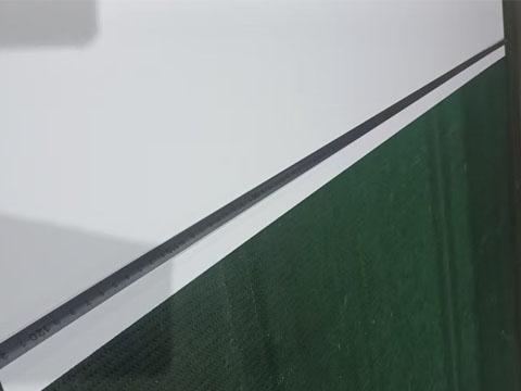white color steel plate width measurement