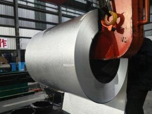 Aluminum-zinc steel coil production completed