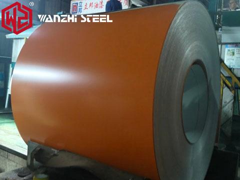 Completed production of RAL 2008 steel coils