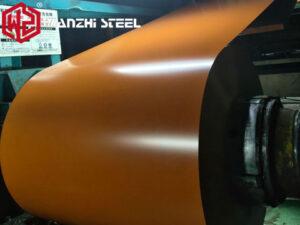 RAL 2008 color steel coils are in production