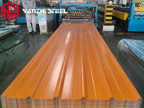PPGI roll forming is a corrugated sheet